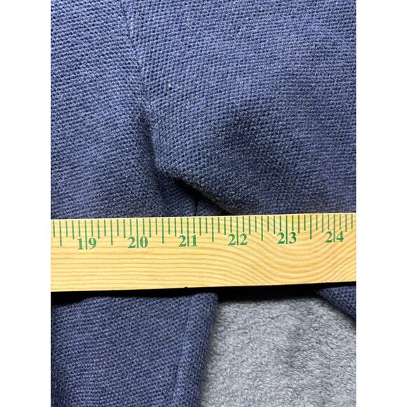 Polo Ralph Lauren Quarter 1/4 Zip Sweater Blue 100% Pima Cotton Men’s XXL - Picture 4 of 6